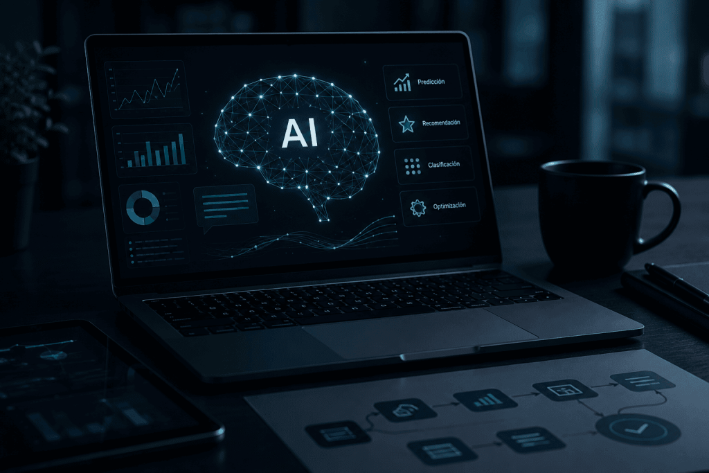 Inteligencia Artificial Aplicada
Aplicamos IA para predecir, recomendar y optimizar decisiones